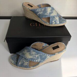 G.I.L.I. Kalani Crossband Slide Wedges